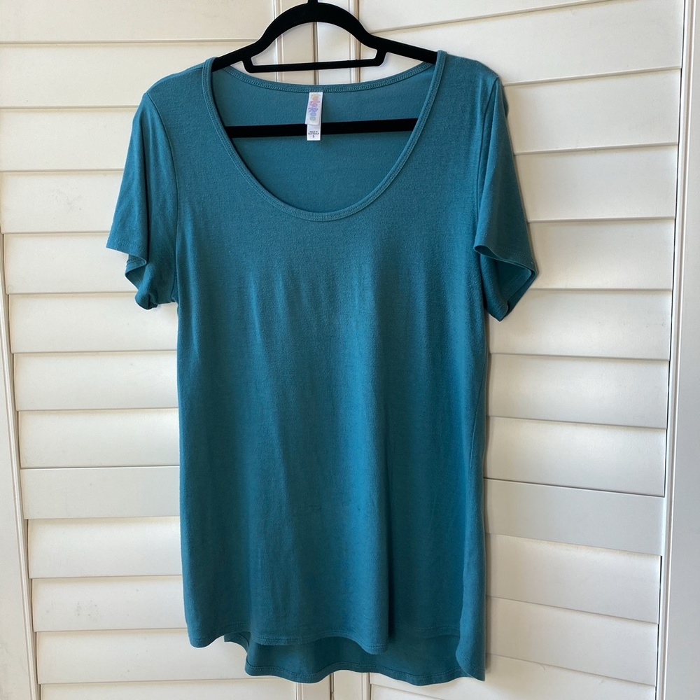 Teal LuLaRoe Shirt, Size S
